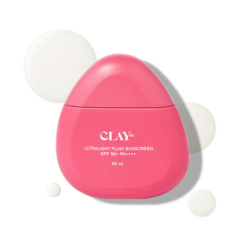 Buy ClayCo Ultralight Fluid Sunscreen SPF 50+ PA++++ 50 ml-Purplle