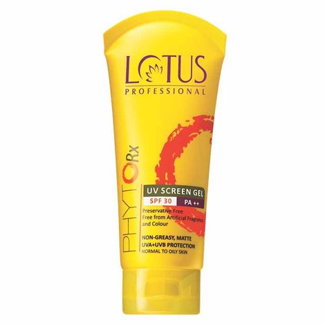 Buy Lotus Professional PhytoRx UV Screen Gel | SPF30 | PA++ | Vitamin B6 | UV protection | Nongreasy & Lightweight | 80 gm-Purplle