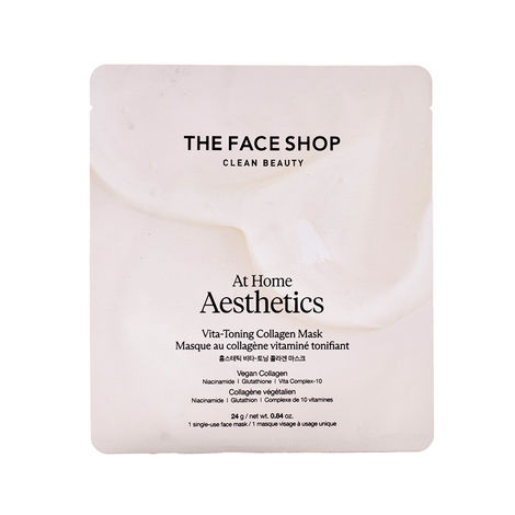 Buy The Face Shop At Home Aesthetics Vita-Toning Collagen Mask - 24 gm-Purplle