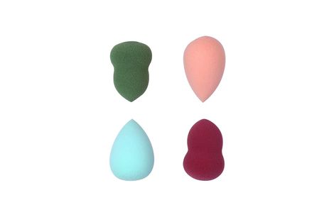 Buy Bronson Professional Mini Sponge 4 Pcs (Color & Shape Vary)-Purplle