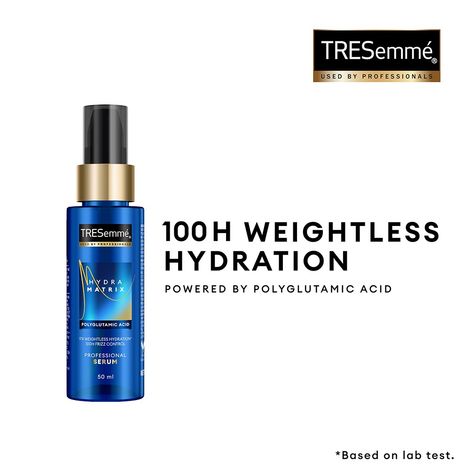 Buy TRESemme Hydra Matrix Leave In Conditioner | Polyglutamic Acid Serum | 100H Hydration, Frizz Control - 50 ml-Purplle