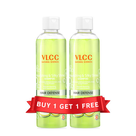 Buy VLCC Nourishing & Silky Shine Shampoo (350 ml) (Buy 1 Get 1 Free)-Purplle