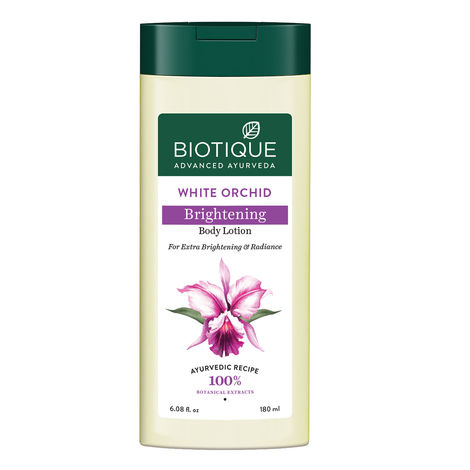 Buy Biotique White Orchid Brightening Body Lotion 180 ml-Purplle