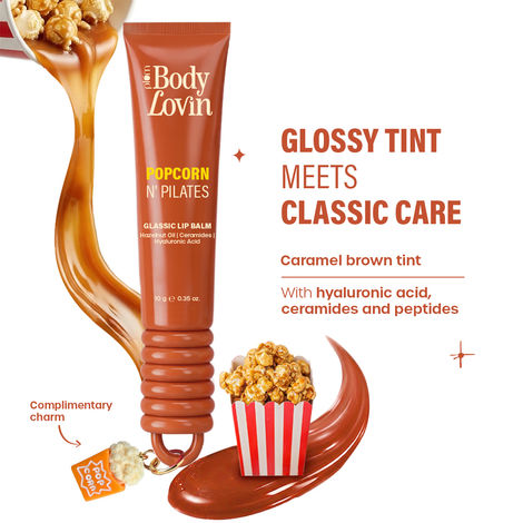 Buy Plum BodyLovin' Popcorn N' Pilates Glassic Lip Balm | 10 gm-Purplle