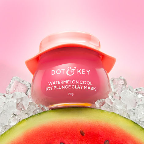 Buy Dot & Key Watermelon Cool Icy Plunge Clay Mask (70 gm)-Purplle