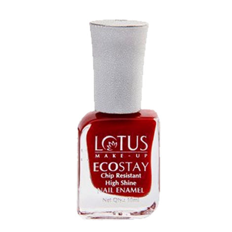 Buy Lotus Make-Up Ecostay Nail Enamel Maroon Love | Easy to Apply | Glossy Finish | 10ml-Purplle