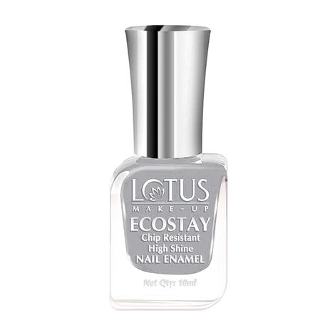 Buy Lotus Make-Up Ecostay Fantasy Nail Enamel Silver Chrome | Easy to Apply | Glossy Finish | 10ml-Purplle