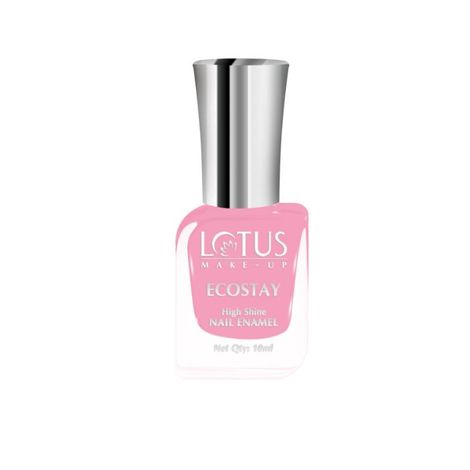 Buy Lotus Make-Up Ecostay Nail Enamel - Candy Love | Pink | Long Lasting | Super Glossy | Chip Resistant | DBP & Toulene Free | Vegetarian | 10ml-Purplle