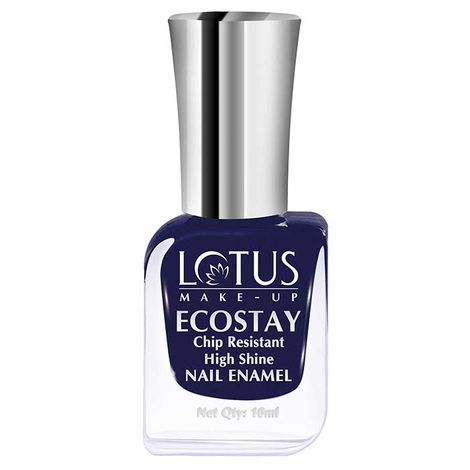Buy Lotus Make-Up Ecostay Fantasy Nail Enamel Blue Pearl | Easy to Apply | Glossy Finish | 10ml-Purplle