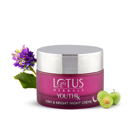 Buy Lotus Herbals YouthRx Firm & Bright Night Cream | Bakuchiol Retinol & Vitamin C | Anti Ageing & Brightening | 50g-Purplle