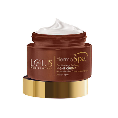 Buy Lotus Professional DermoSpa Brazilian Age Defying Night Cream | Shea Butter | Preservative free | 50g-Purplle