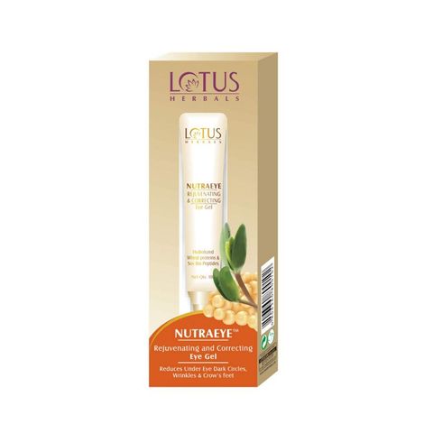 Buy Lotus Herbals Nutraeye Rejuvenating & Correcting Eye Gel | Reduces Dark Circles & Under Eye Wrinkles | 10g-Purplle