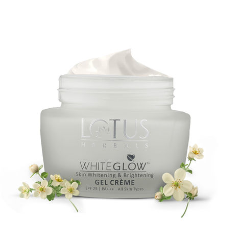Buy Lotus Herbals Whiteglow Skin Whitening & Brightening Gel Cream SPF 25 Pa +++, 40 gm-Purplle