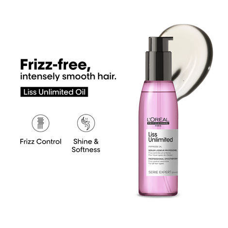 Buy L'Oreal Professionnel Liss Unlimited Leave-In Hair Serum for Frizzy & Unruly Hair 125 ml-Purplle