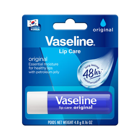 Buy Vaseline Lip Care Original Lip Balm with Petroleum Jelly & Vitamin E 4.8 gm-Purplle