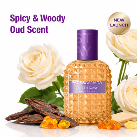 Buy FACES CANADA STAY Oud Till Dawn Eau de Parfum Mini for Women, 20 ml | Long-Lasting Perfume with Oud, Rose & Amber | Bold Woody Scent| Gifts for Women | Premium Fragrance-Purplle