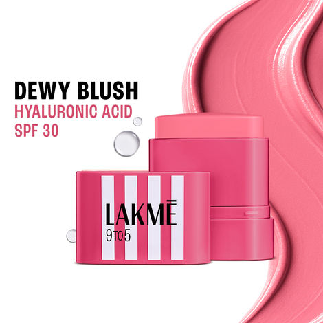 Buy Lakme 9 to 5 Hya Beach Edit SPF Blush Sunset Rose, Creamy Texture, Travel-friendly, 8.6 gm-Purplle
