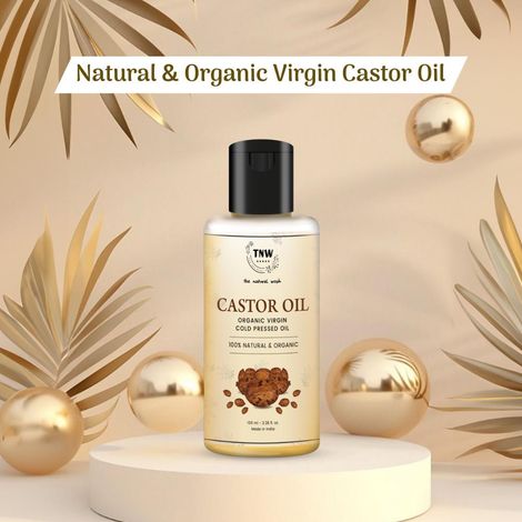 Buy TNW The Natural Wash Castor Oil for Hair and Skin | Organic Virgin Cold Pressed Oil 100 ml-Purplle