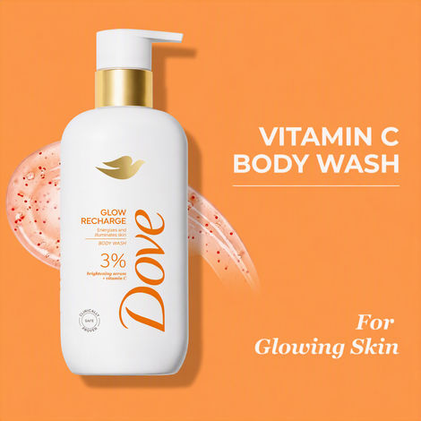 Buy Dove Glow Recharge Serum Body Wash Shower Gel with 3% Brightening Serum + Vitamin C| Prevents dullness, Gives soft, hyrated Skin, Deep Cleanses| For All Skin Types 300 ml-Purplle