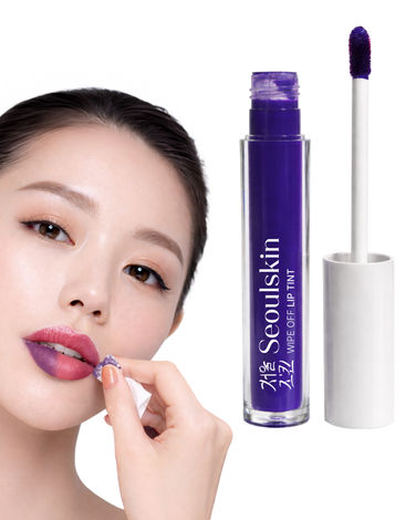 Buy Seoulskin Wipe Off Lip Tint | Long Lasting No-Fade Lip Stain | Matte Lip Tint Waterproof, Transfer-Proof, Smudge-Proof | Easy Application & Wipe Off Formula | Lasts All Day | Natural Pink Color | Vegan | Shade: Petal Pink (4 ml)-Purplle
