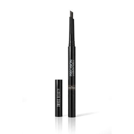 Buy Swiss Beauty Precision Eyebrow Pencil | Fills Sparse Areas - 0.35 gm, Smoky Brown-Purplle