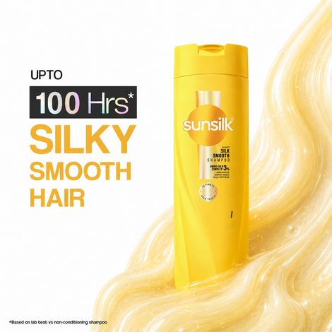 Buy Sunsilk Flowy Silk Smooth Shampoo (650 ml)-Purplle