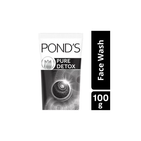 Buy Pond's Pure White Anti Pollution Activated Charcoal Face Wash (100 g)-Purplle
