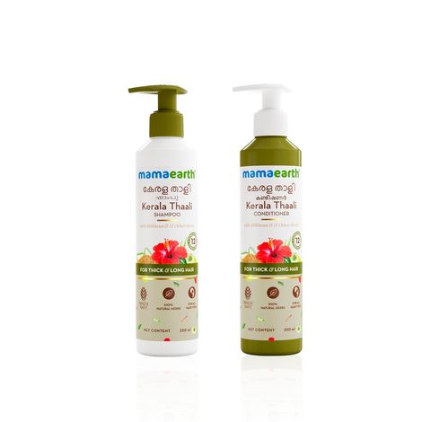 Buy Mamaearth Kerala Thaali Shampoo & Conditioner Duo (Combo of 2)-Purplle