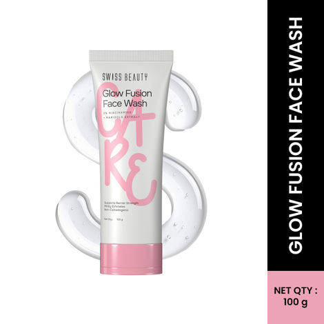 Buy Swiss Beauty Care Glow Fusion Face Wash | Niacinamide & Marigold Extract | Exfoliating - 100 gm-Purplle