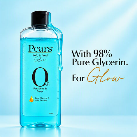 Buy Pears Soft & Fresh Body Wash Shower Gel with 98% Pure Glycerin and Mint Extracts| Hydrated Glowing Skin| For All Skin Types| 250 ml-Purplle