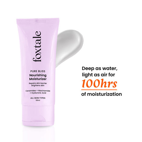 Buy Foxtale Nourishing Face Moisturizer with Niacinamide + Hyaluronic Acid +Kokum Butter- 50 ml-Purplle