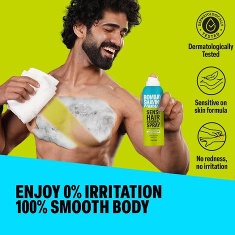 Buy Bombay Shaving Company Sensi Hair Removal Spray - 200 ml-Purplle