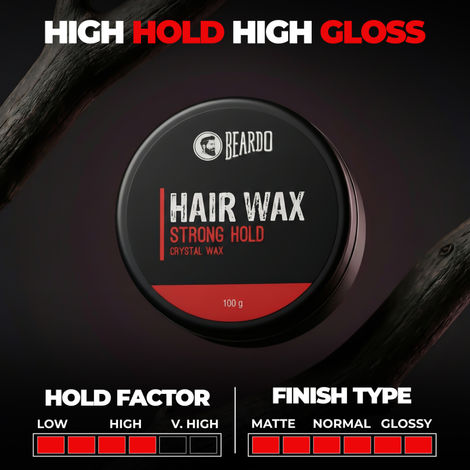 Buy Beardo Strong Hold Hair Wax 50 gm V2-Purplle