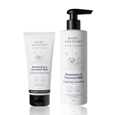 Buy Bare Anatomy Rosemary & Coconut Milk Shampoo (200 ml) + Conditioner (150 ml)Combo of 2-Purplle