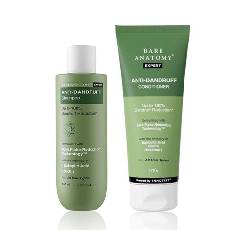 Buy Bare Anatomy Anti-Dandruff Hair Conditioner (175 ml) + Expert Anti-Dandruff Shampoo (100 ml)Combo of 2-Purplle