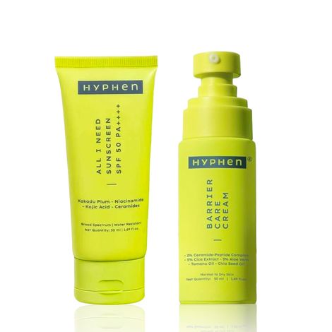 Buy Hyphen Sunscreen + Ceramide Moisturizer, Skincare Kit, Combo of 2-Purplle