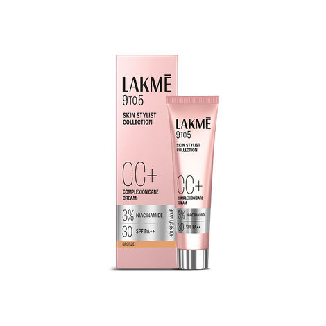 Buy Lakme 9 to 5 Complexion Care Face Cream| Bronze | Enhances Glow | Tinted Moisturiser | 30 gm-Purplle
