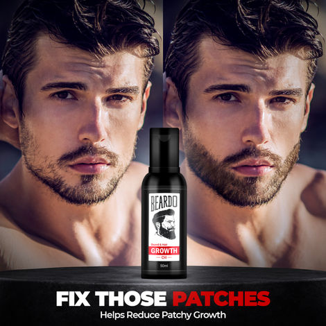 Buy Beardo Beard n Hair Growth Oil 50 ml V2-Purplle