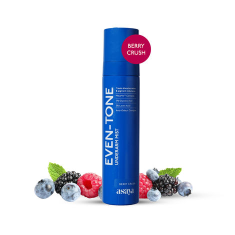 Buy Asaya Even Tone Underarm Mist, Spray for Underarm Pigmentation Removal & Odour Control, Berry Crush 100 ml-Purplle