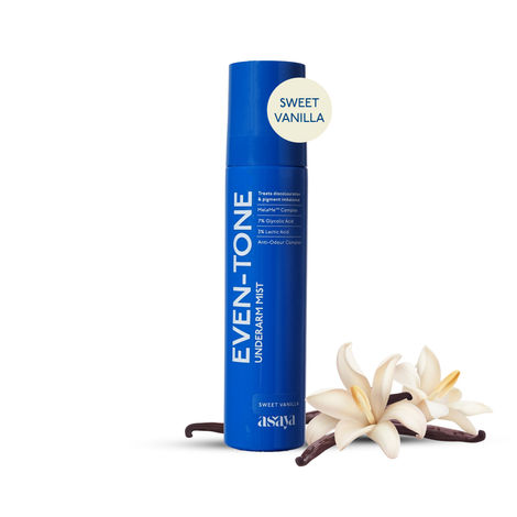 Buy Asaya Even Tone Underarm Mist, Spray for Underarm Pigmentation Removal & Odour Control, Sweet Vanilla 100 ml-Purplle