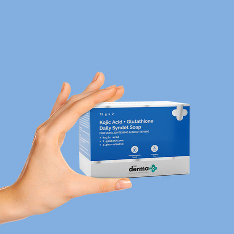 glutathione/arbutin/kojic acid soap The Derma Co.Kojic + Glutathione Daily Syndet with Kojic Acid, L- Glutathione & Alpha-Arbutin for Skin Lightening & Brightening (75 g X 2) 14694 отзыв на Глутатион Expiry:3 x 10 tablets/ 11-27 Daily Wellness