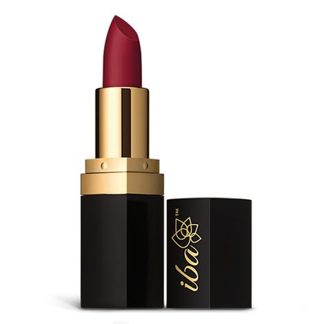Buy Iba Long Stay Matte Lipstick Shade M08 Burgundy Red, 4 gm | Intense Colour | Highly Pigmented and Long Lasting Matte Finish | Enriched with Vitamin E | 100% Natural, Vegan & Cruelty Free-Purplle