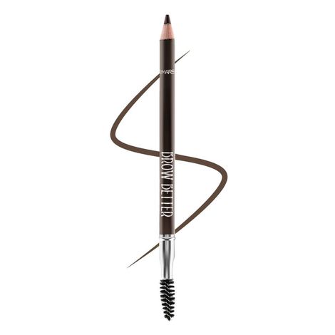 Buy MARS Brow Better Eyebrow Pencil with Spoolie | Long-Lasting & Smudge Proof | Rich Pigmentation | Natural-Looking Results | Easy to Sharpen (1.4 gm) (Dark Brown)-Purplle
