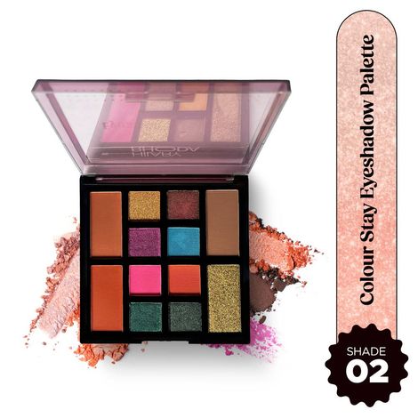 Buy Hilary Rhoda Colour Stay Eyeshadow Palette | 12 Shades | Highly Pigmented & No Fallout | Matte & Shimmer Finish | Blendable Eyeshadow Palette | 20 gm(Shade 2)-Purplle