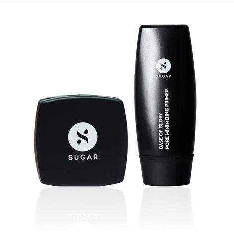 Buy Sugar Prep & Set Kit - SUGAR Cosmetics All Set To Go Translucent Powder For Face 7 gm, White , SUGAR Cosmetics Base Of Glory Pore Minimizing Primer 30 ml Combo of 2-Purplle