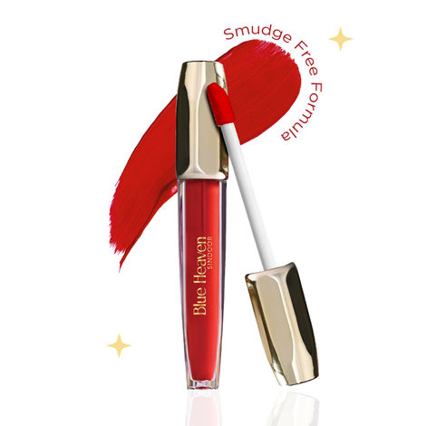 Buy Blue Heaven Divine Liquid Sindoor | Infused with Aloe Vera & Safron | Matte Finish | Red |4 ml-Purplle