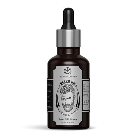 Buy The Man Company Beard Oil| Almond and Thyme| 50 ml-Purplle
