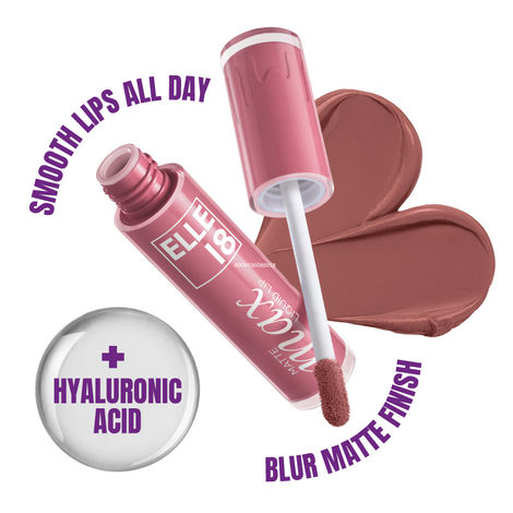 Buy Elle18 Matte Max Liquid Lip - Nude Spice, for Smooth Lips All Day, Transferproof (6 ml)-Purplle