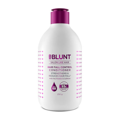 Buy BBLUNT Hair Fall Control Conditioner with Pea Protein & Caffeine for Stronger Hair - 250 gm-Purplle