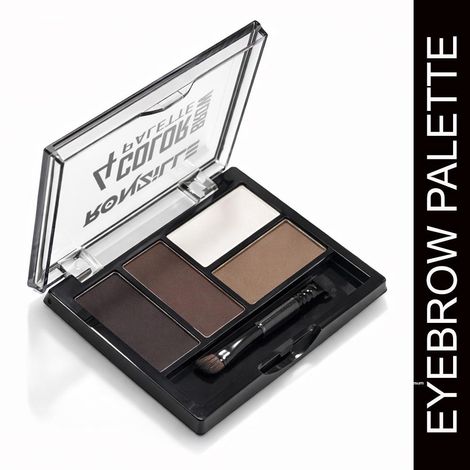 Buy Ronzille Eyeshadow Palette Kit & Eyebrow 4-Colors Brow Palette, Easy Shapping, Smooth & Blendable Texture, Long Lasting-6 gm-Purplle